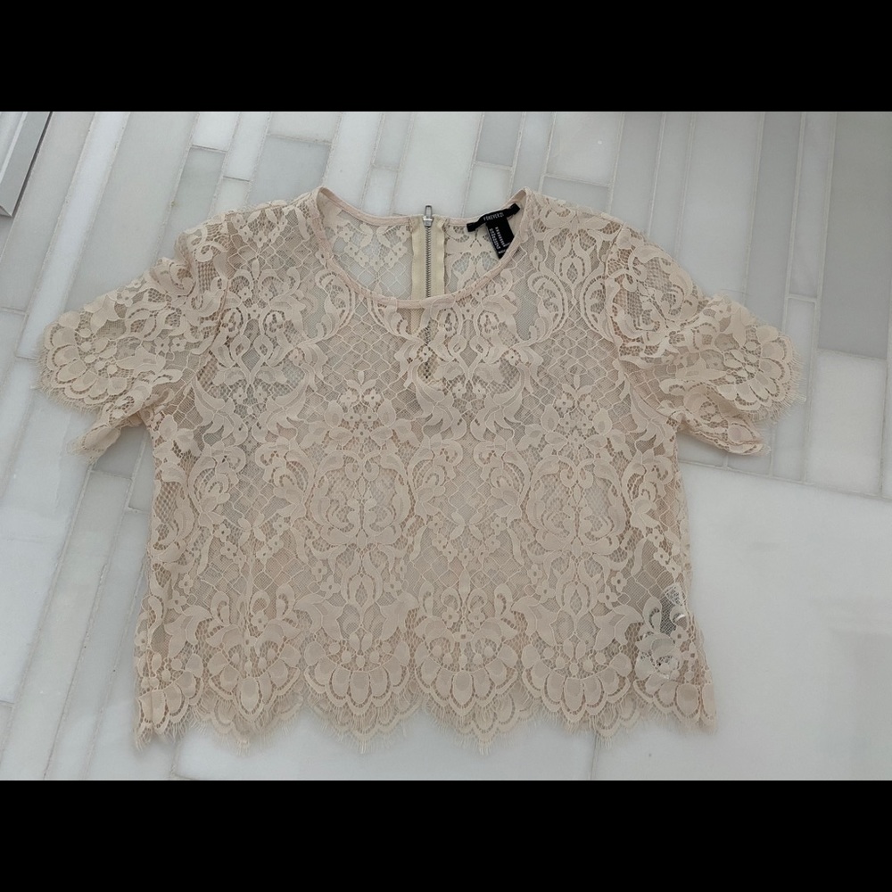 Forever 21 Lace Tee